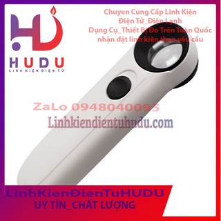 Kính lúp cầm tay phóng đại 40 lần có đèn