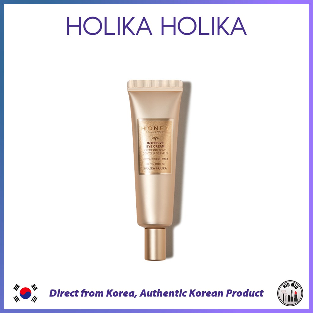 Kem dưỡng mắt chuyên sâu HOLIKA HOLIKA Honey Royalactin Intensive Eye Cream 30ml chính hãng Hàn Quốc