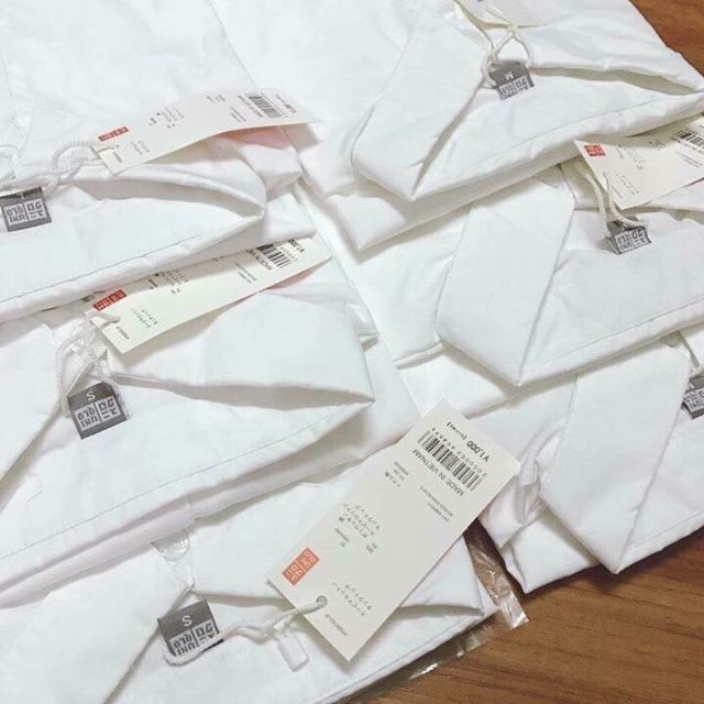 Áo sơ mi trắng U loại 1