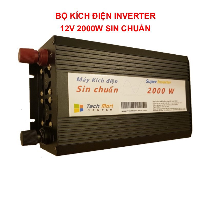 Máy Kích điện Inverter Sin chuẩn cao cấp 12V 2000W