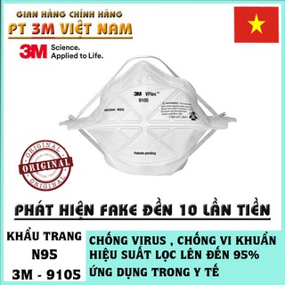 Khẩu trang N95 VFlex 3M 9105