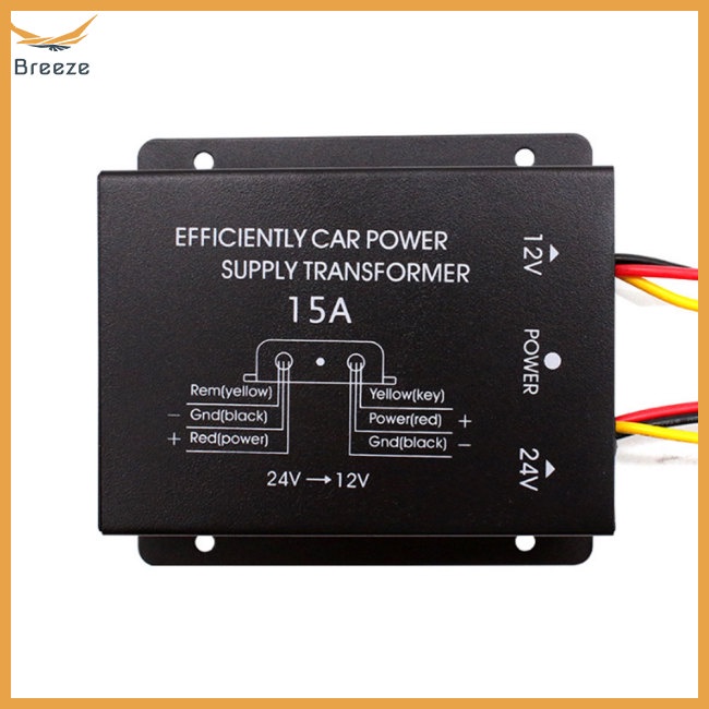 Bộ Chuyển Đổi Nguồn Xe Hơi 10a 24v Sang 12v Đa Năng Tiện Dụng