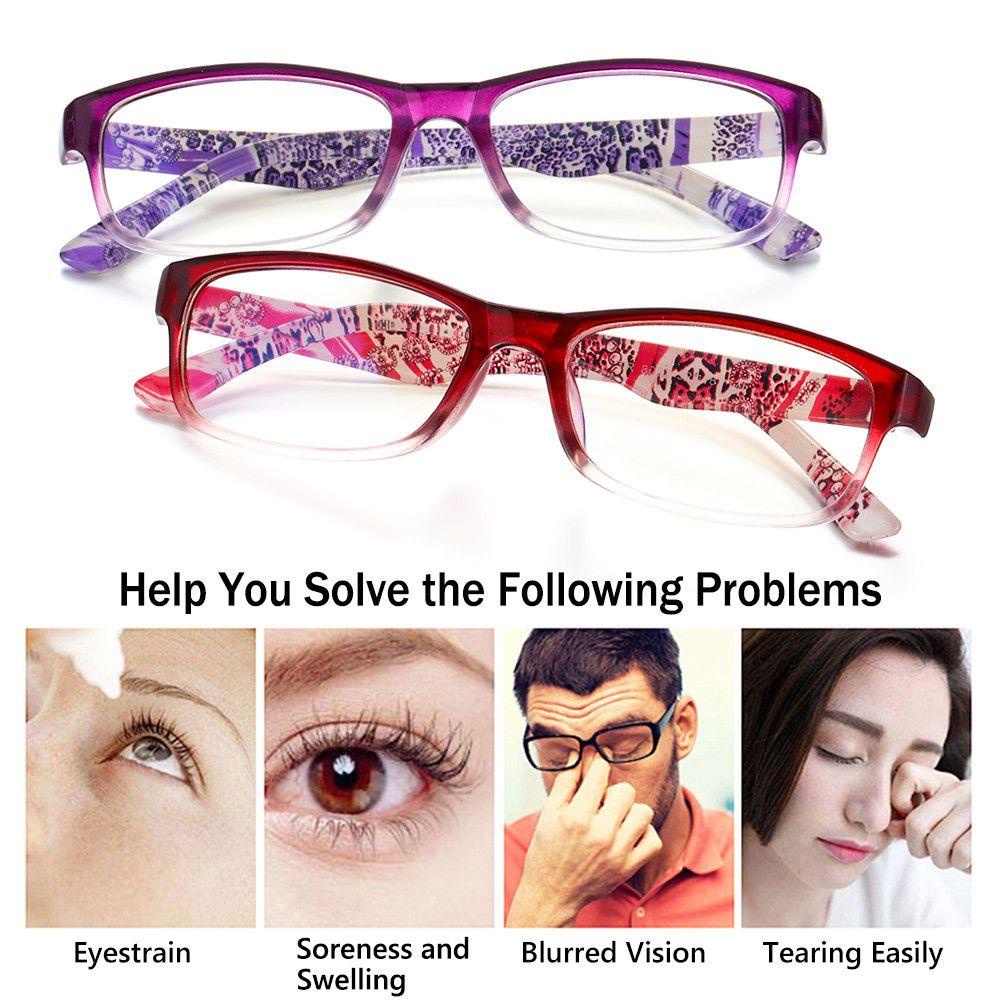 Kính Đọc Sách Gọng Hoa Siêu Nhẹ Thoải Mái