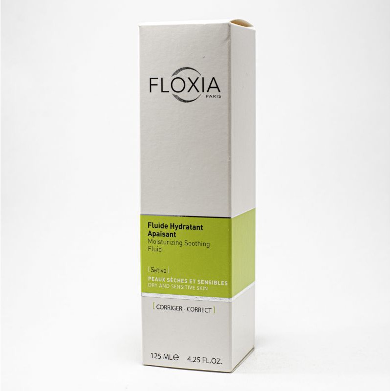 [Date 2024] Kem dưỡng ẩm cho da khô và da nhạy cảm Floxia moisturizing soothing fluid /Sativa 125ml