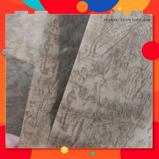 Giấy sần da gấu màu vintage, giấy màu trang trí, origami