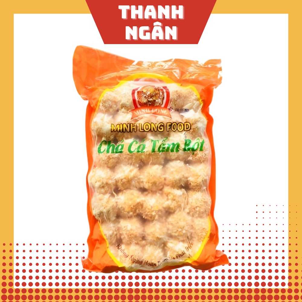 Viên Hải Sản Cốm Cam Sốt Mayonnaise Minh Long Vỏ Ngoài giòn Rụm Vị Béo Chảy thơm Ngon Khó Cưỡng 500gr