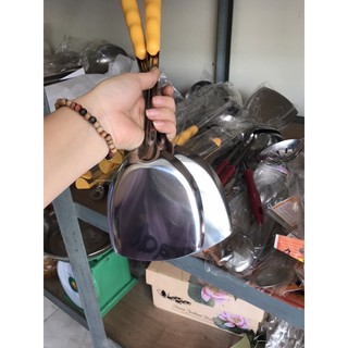 Xẻng xào nhỡ inox 304 dày