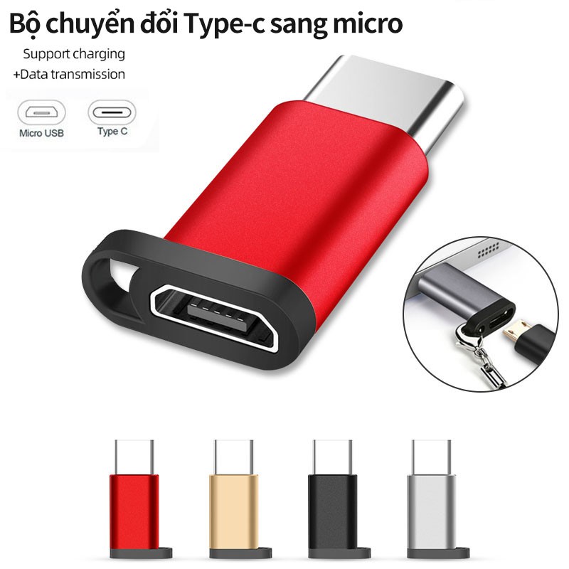 Cổng Chuyển Đổi MicroUSB Sang Type C, typeC,type-C