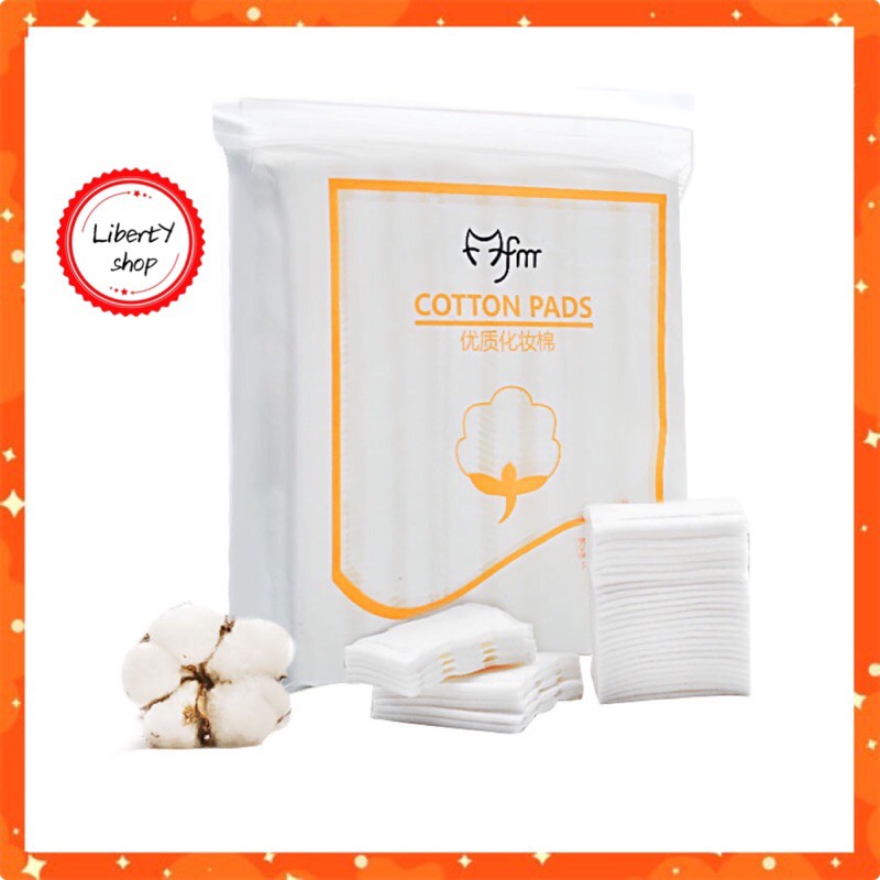 Bông Tẩy Trang COTTON PADS 3 Lớp Túi 222 Miếng - Hàng Nội Địa Trung