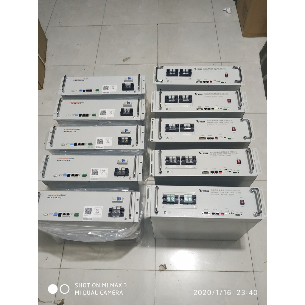 Pin lithium lưu trữ dùng lưu trữ năng lượng tái tạo Narada 48V 50Ah 2.5kwh