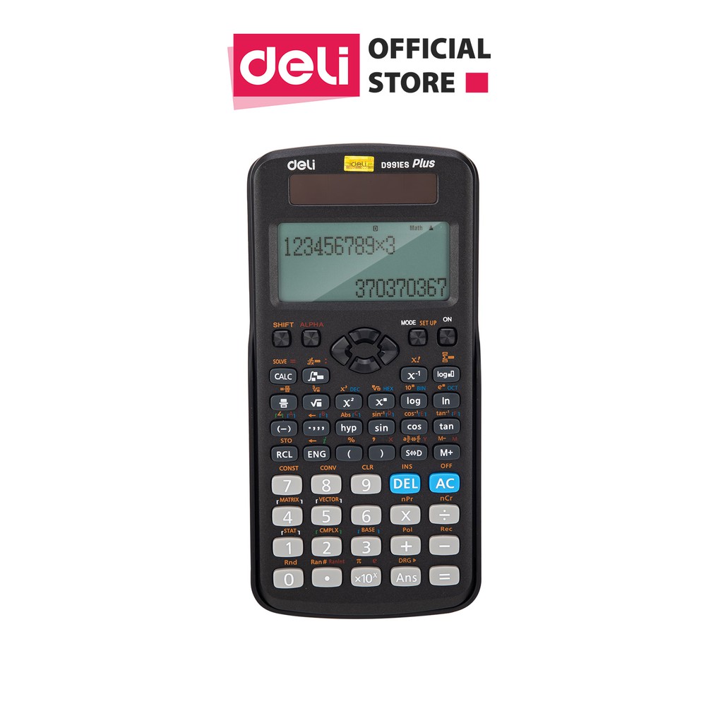 Máy tính kỹ thuật Deli - 417 chức năng - Được phép mang vào phòng thi - ED991ES