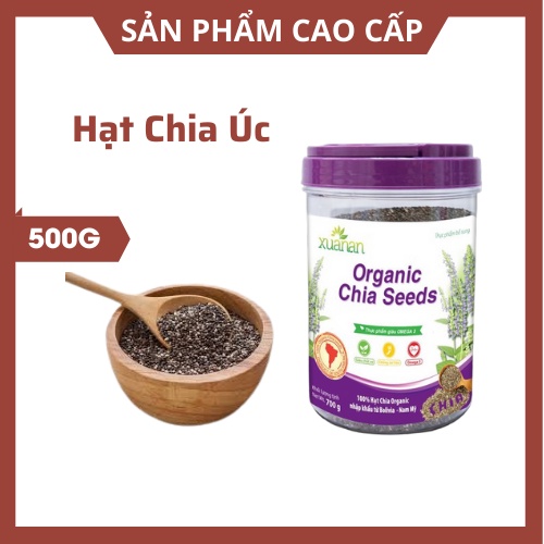 Hạt Chia Úc 1Kg - An toàn vệ sinh,thơm ngon bổ dưỡng.