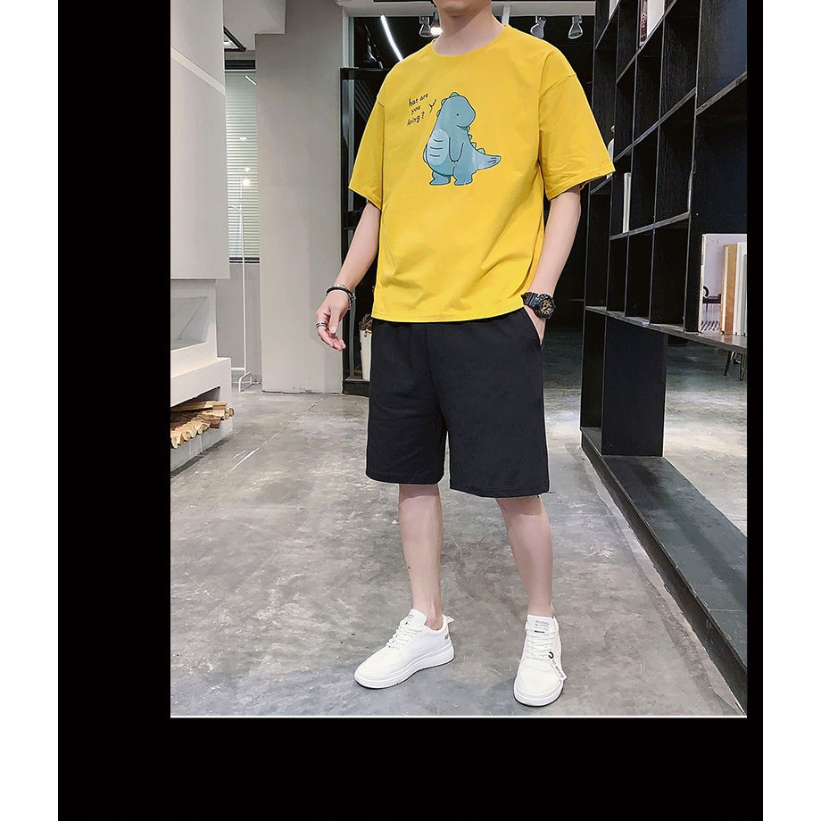 set bộ phong rộng tay lỡ-set bộ dành cho cả nam và nữ phong cách unisex