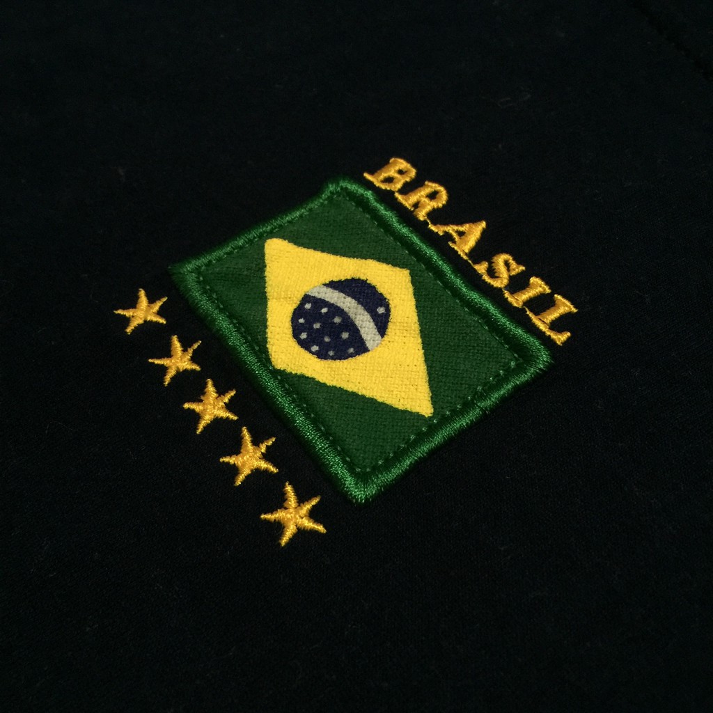 [VINTAGE] Áo đầm thun Mỹ đội bóng Brasil thêu cực xịn oversize | BigBuy360 - bigbuy360.vn