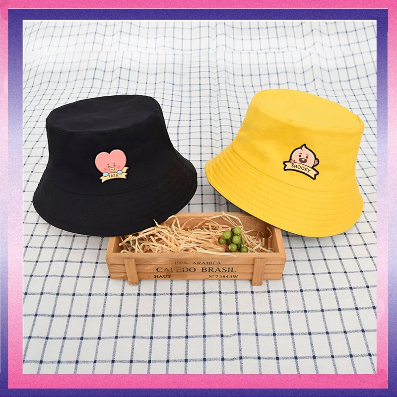 Nón Tai Bèo In Họa Tiết Dễ Thương Cho Fan Bts