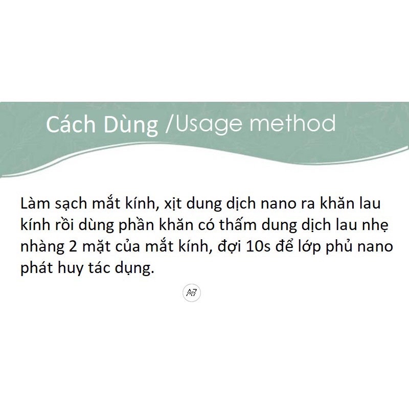 chai xịt nano chống bám nước và hơi sương trên mắt kính thay thế khăn nano