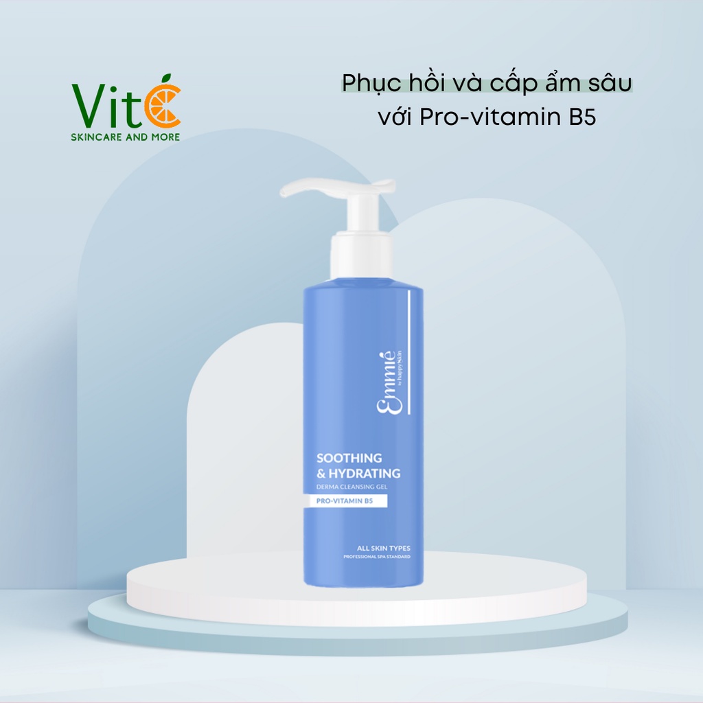 Sữa rửa mặt Emmie Pro-vitamin B5 dịu nhẹ dưỡng ẩm - Emmie Soothing & Hydrating Derma Cleansing Gel