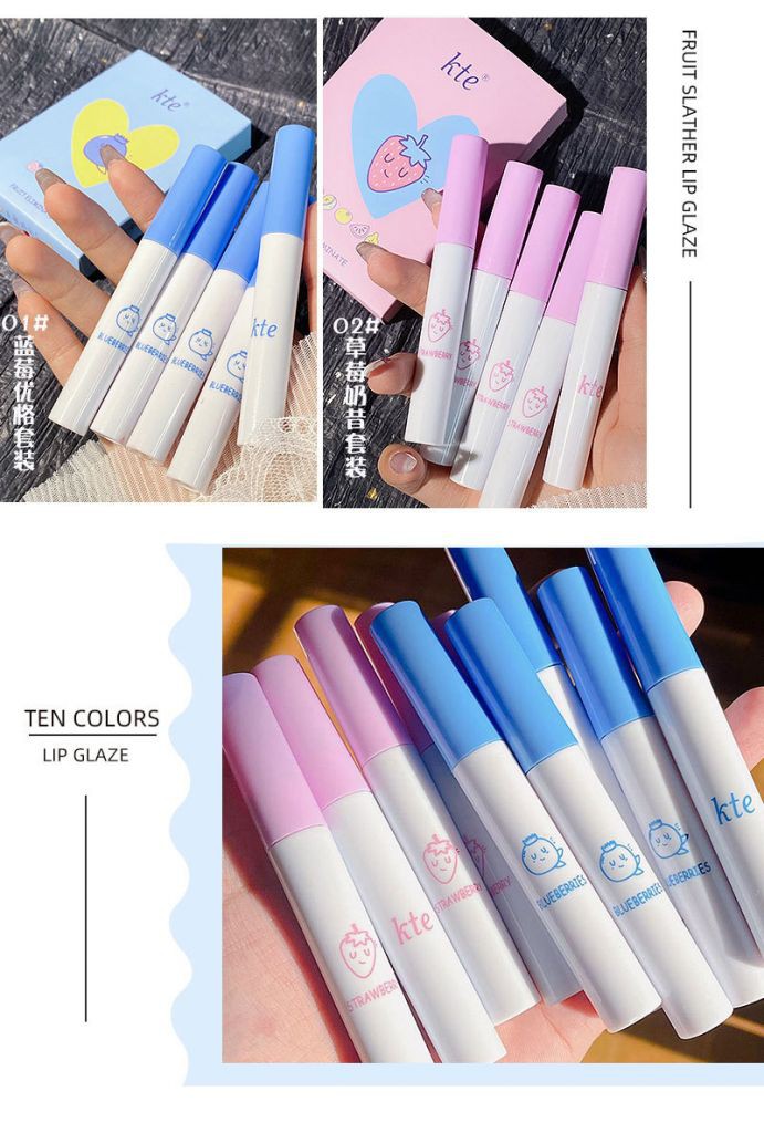 (Hàng Mới Về) Set 4 Son Môi Dạng Điếu Thuốc Lá Lâu Trôi Chống Thấm Nước Không Phai Màu | BigBuy360 - bigbuy360.vn