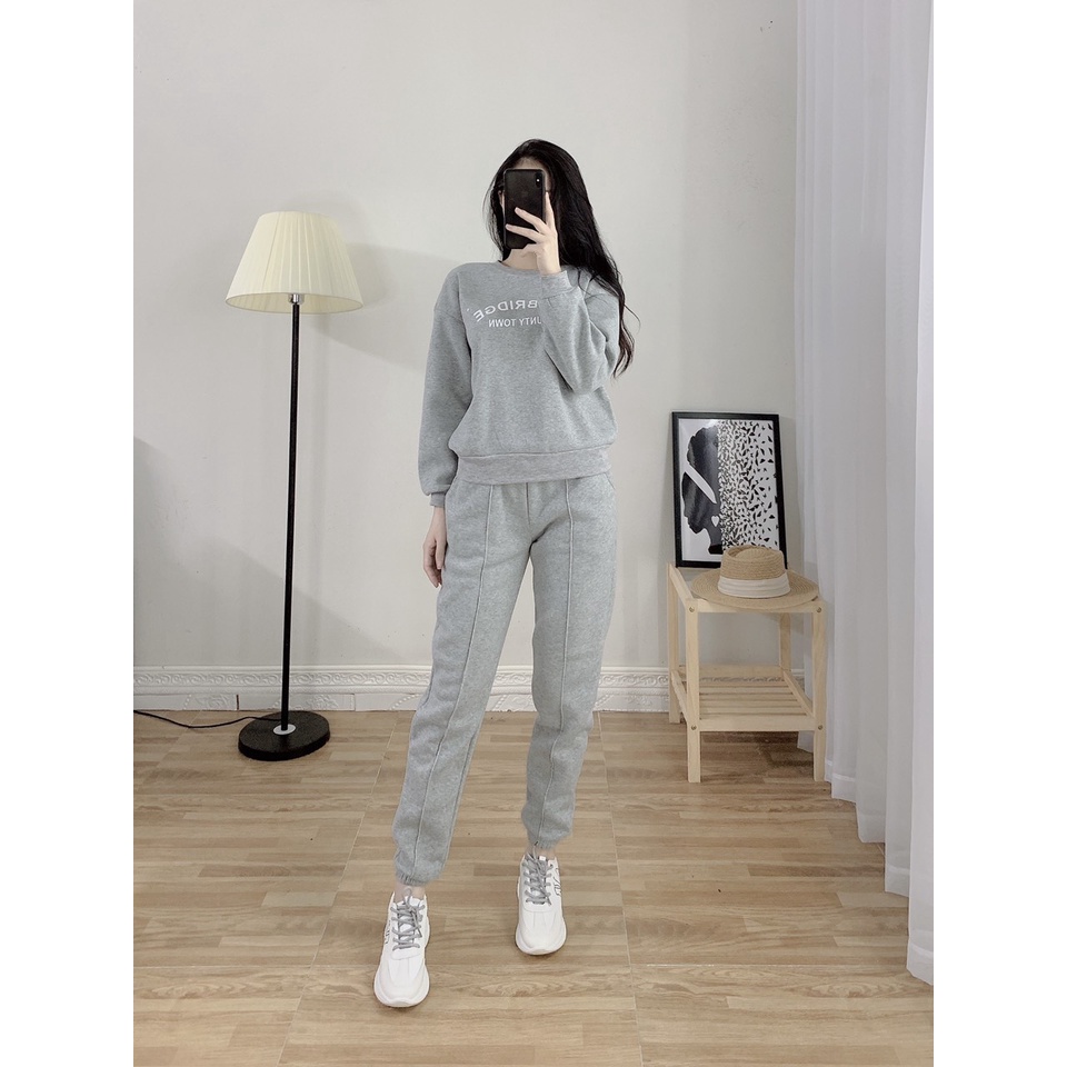 [HOT] Bộ Nỉ Bông Nữ Hottrend 2021 - Vải nỉ cao cấp không xù - 5 màu thời trang | BigBuy360 - bigbuy360.vn