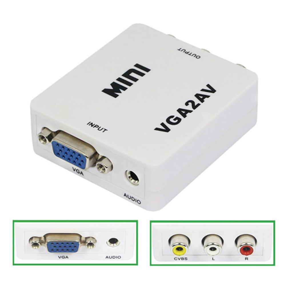 Bộ Chuyển Đổi Hdmi 2av Mini Tv Box Rca