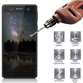 Kính cường lực Sony E4 / E5 / E9 Kính trong suốt mài cạnh tặng kèm khăn lau.