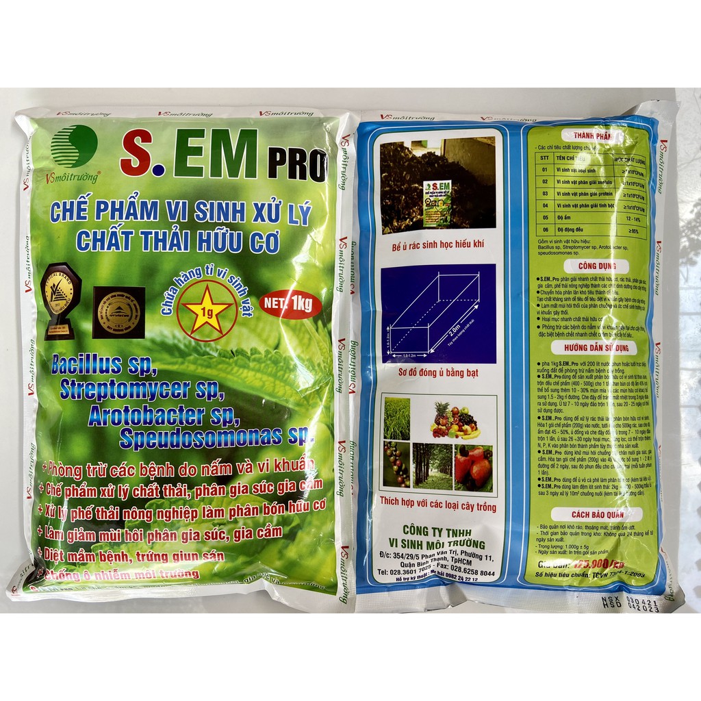 Chế phẩm men vi sinh S.EM Pro