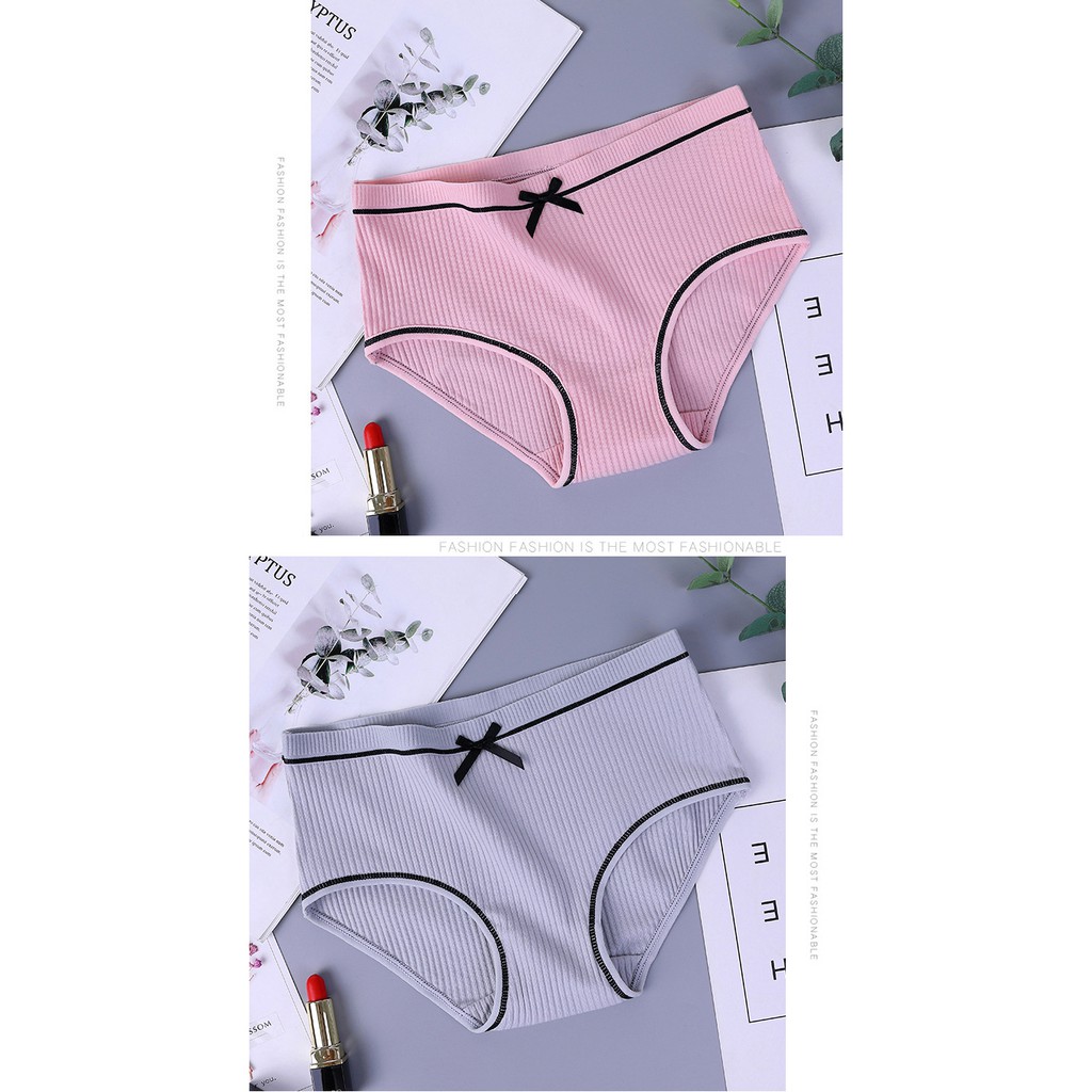 [Mã WASTDEP giảm 5K đơn bất kì] Quần lót cotton tăm KHÁNG KHUẨN Cạp cao | BigBuy360 - bigbuy360.vn