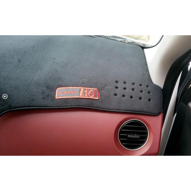 Thảm Taplo Lông Cừu Xe Grand I10 2014 đến 2023 mẫu nhung lông cừu có chống trượt