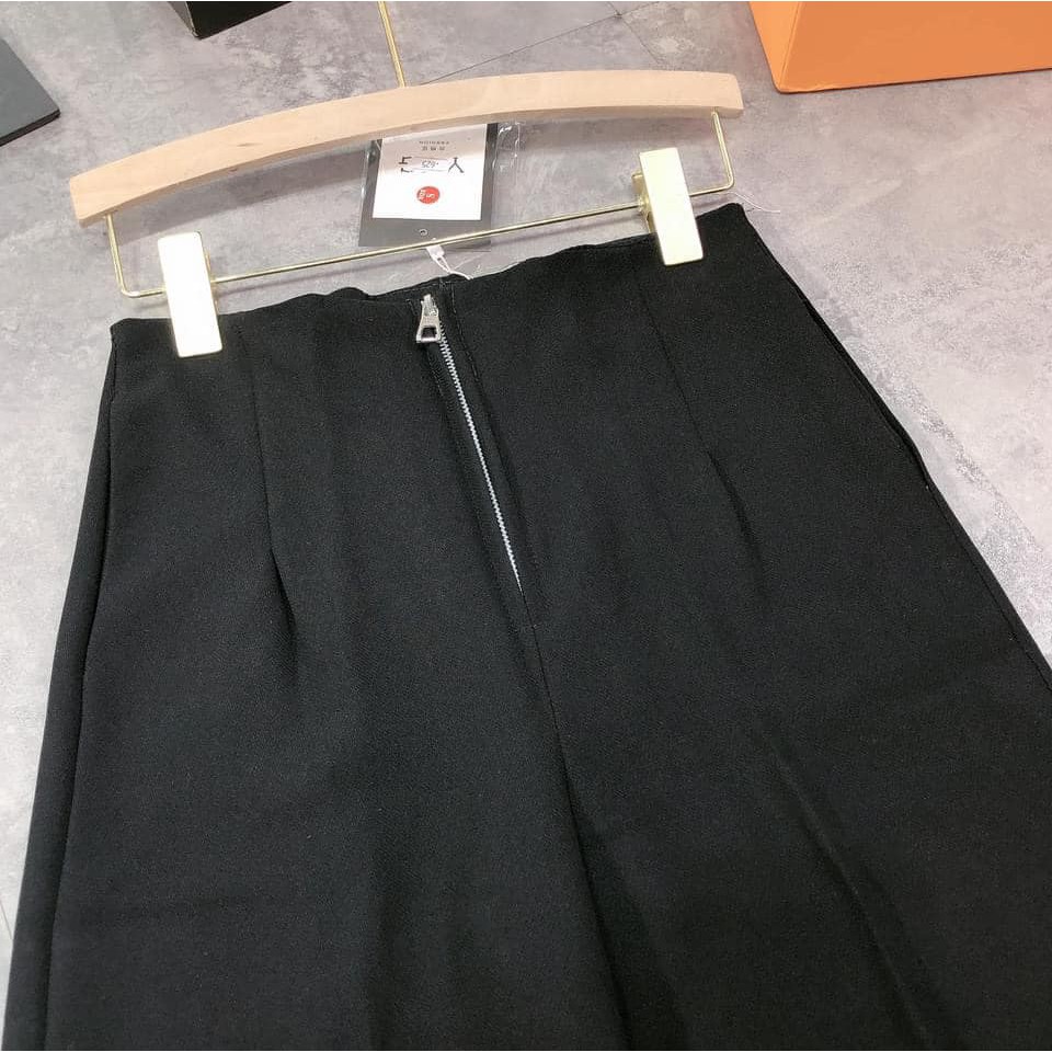 Quần ống rộng cạp cao gen bụng kéo khoá hot 2021 SS116 | BigBuy360 - bigbuy360.vn