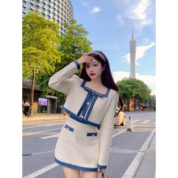 SET ÁO VÁY ULZZANG 2021