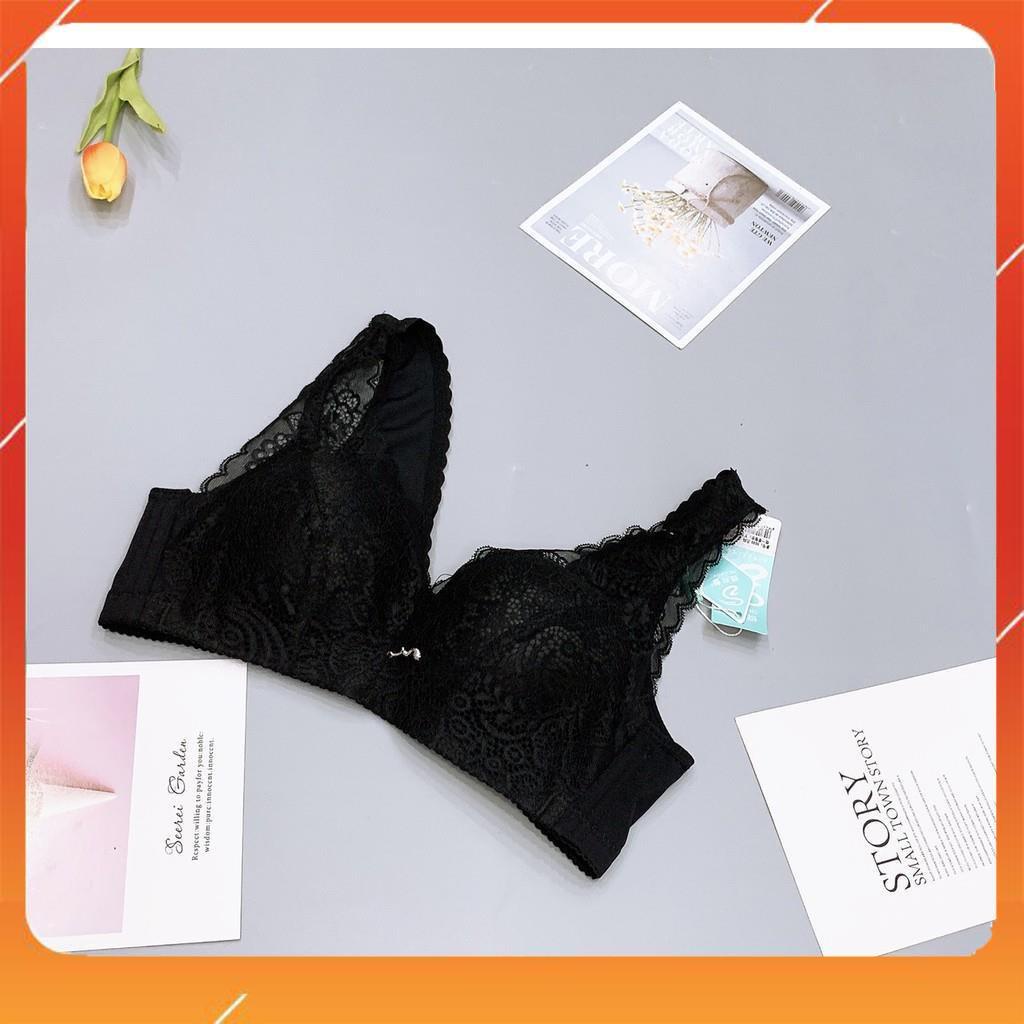 Áo lót nữ Thái ren cao cấp kiểu dáng bra không gọng đệm mút mỏng nâng ngực nhẹ nhàng A8893