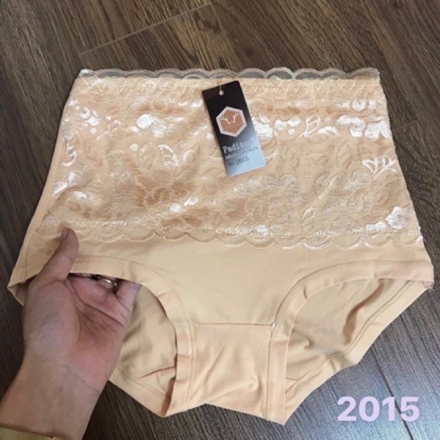 Combo 5 Quần Lót Nữ Cỡ Đại (60-72kg ) Cạp Cao Kèm Gen Bụng Ren Cotton Mềm