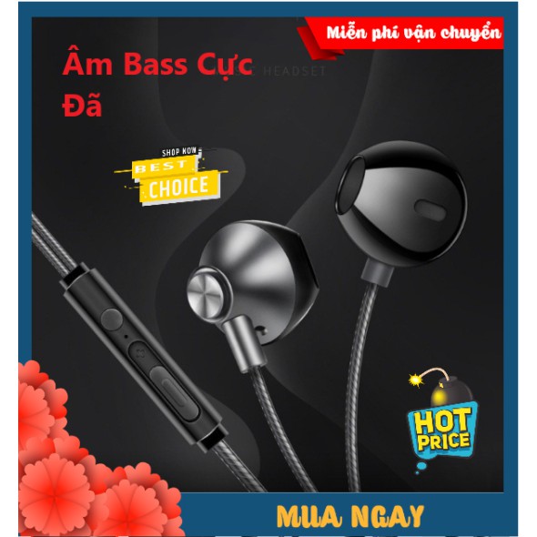 Tai nghe nhét tai kim loại Stereo G5 âm Bass khỏe - Giá Tốt