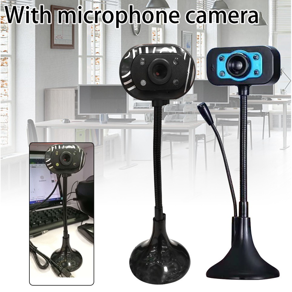 Webcam C925 Có Mic - 4 đèn led trợ sáng - Hình ảnh rõ nét, chân đế để bàn