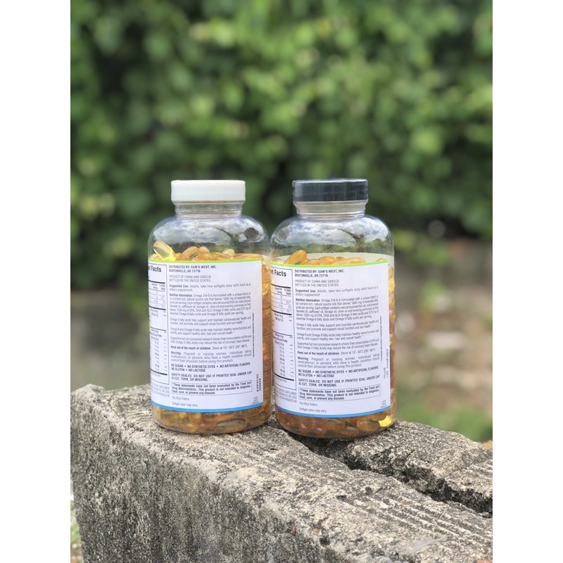 Mẫu mới Viên uống Omega 369 Của Mỹ 325 Viên - omega 3-6-9 Member's Mark Supports Heart Health | Thế Giới Skin Care