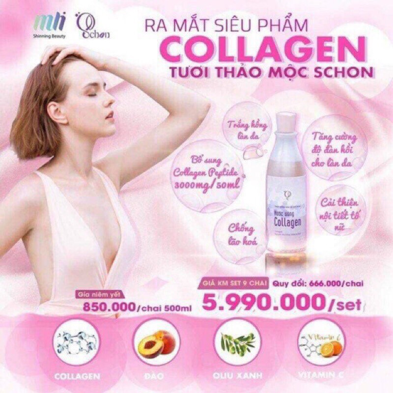 [HÀNG CHÍNH HÃNG] Nước Uống Collagen Schon - Chống lão hóa bổ sung Collagen | BigBuy360 - bigbuy360.vn