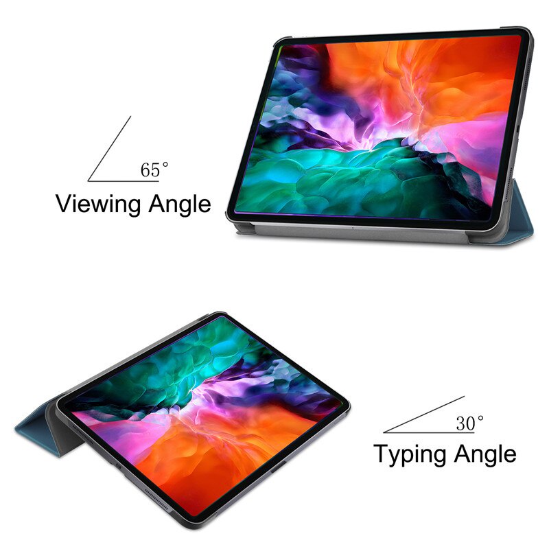 Bao da máy tính bảng nắp gập nam châm tự động tắt mở màn hình thông minh thích hợp cho iPAD PRO 11 12 .9 iNCH 2021 M1