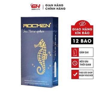 Bao Cao Su Rocmen Cá Ngựa Xanh Gân Gai kéo dài thời gian