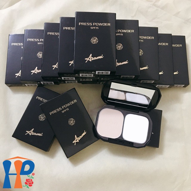 Phấn phủ nén Asami BO20 (tông da trắng sáng) - Press Powder SPF15 - chống nắng, kiềm dầu, nâng tông da | BigBuy360 - bigbuy360.vn