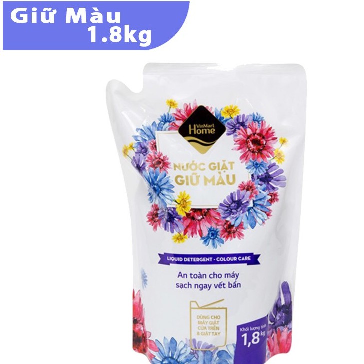 VinMart Home nước giặt giữ màu túi 1.8kg