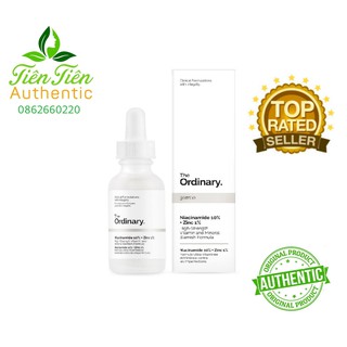 TINH CHẤT NGĂN NGỪA MỤN THÂM - THE ORDINARY NIACINAMIDE 10% + ZINC 1% 30ML
