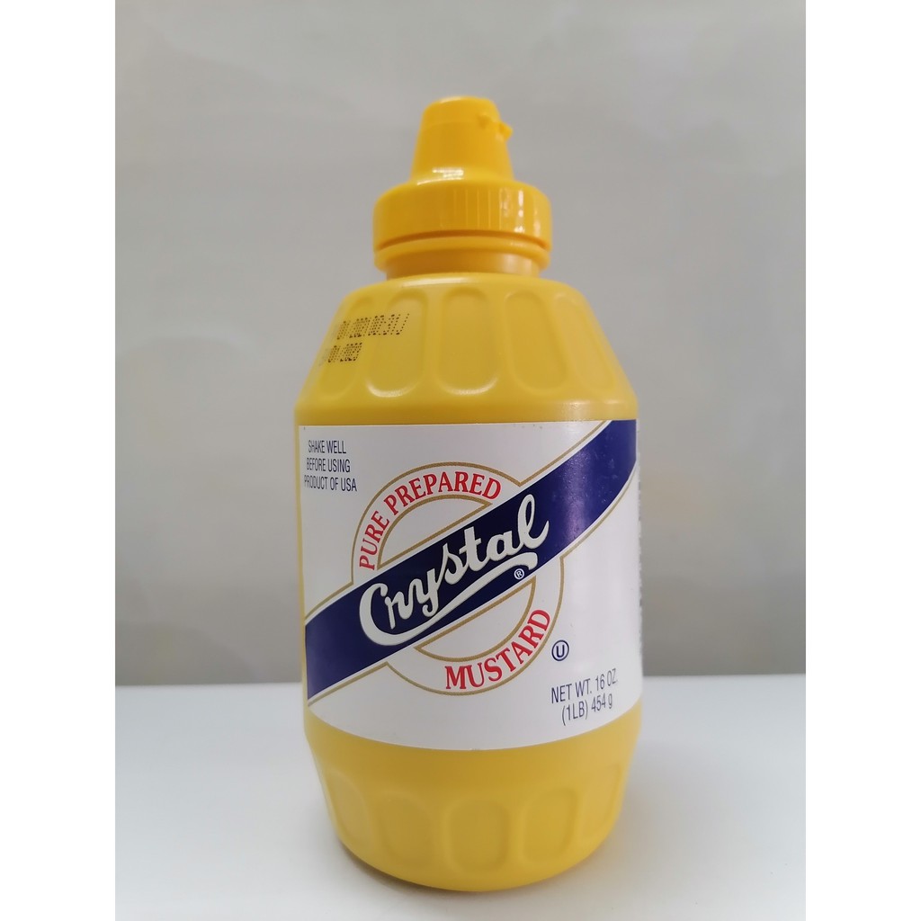 [Mã 77FMCGSALE1 giảm 10% đơn 250K] [454g – LỚN] Mù tạt vàng [USA] CRYSTAL Yellow Mustard (tgc-hk)