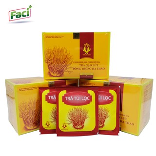 Đông trùng hạ thảo trà gạo lứt