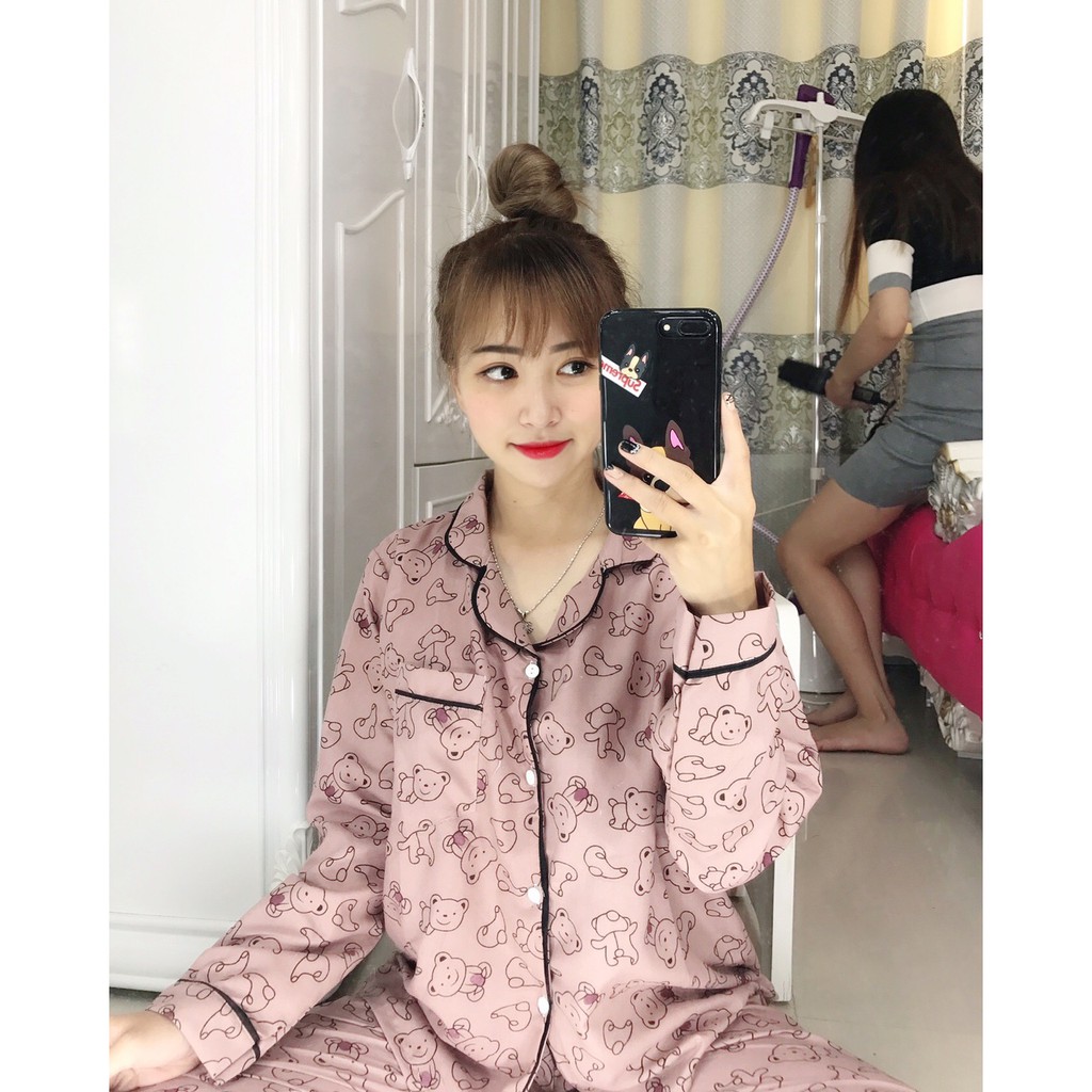 Bộ pijama dài tay siêu đẹp [ Toàn bộ là ảnh thật-Có Video ] | BigBuy360 - bigbuy360.vn