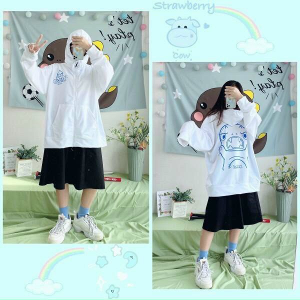 ÁO KHOÁC NỈ HODDIES NỮ SIÊU XINH PC HÀN QUỐC SIÊU ĐẸPPPPPP