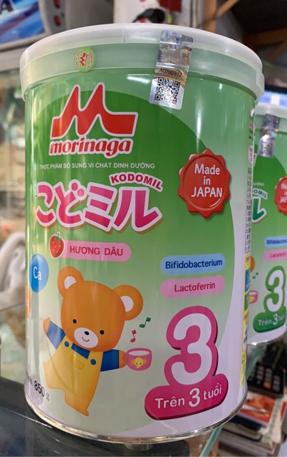 [Mua 6 lon tặng 1 lon] Sữa bột Morinaga nhập khẩu từ Nhật số 3 loại 850g