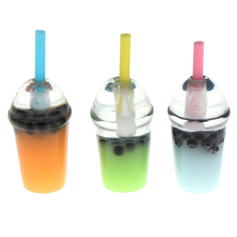 Set 5 Ly Trà Sữa Tỉ Lệ 1: 12 Trang Trí Nhà Búp Bê