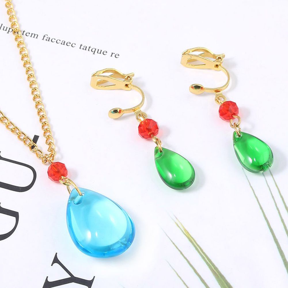 Khuyên Tai / Vòng cổ Mặt Hình Lâu Đài Phim Howl 's Moving Castle Phong Cách Nhật Bản Thời Trang Cho Nữ 81