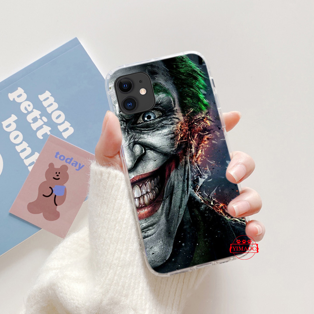 Ốp lưng họa tiết Joker harley quinn cho iPhone 5 5S SE 2020 6 6S 7 8 Plus X