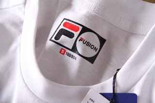 Áo Phông Fila 100% Cotton Trắng/Đen S/M/L